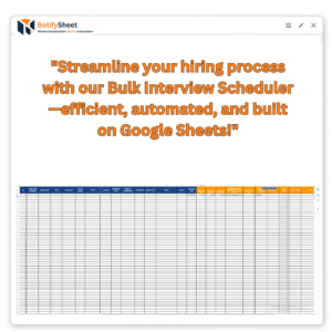 Bulk Interview Scheduler